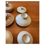 Set of 10 Handmade  Frankoma Ceramic Pottery Vessels with Unique Designs