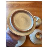 Set of 10 Handmade  Frankoma Ceramic Pottery Vessels with Unique Designs