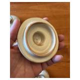 Set of 10 Handmade  Frankoma Ceramic Pottery Vessels with Unique Designs