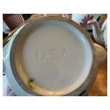 Set of 4 Vintage USA Floral Teapots