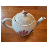 Set of 4 Vintage USA Floral Teapots