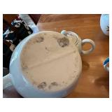 Set of 5 Vintage Hand-Painted Floral Art Deco Tea Pots