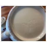 Set of 5 Vintage Hand-Painted Floral Art Deco Tea Pots