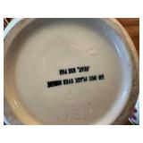 Set of 5 Vintage Hand-Painted Floral Art Deco Tea Pots