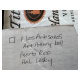 Los Artesanos Art Pottery Bell from Puerto Rico