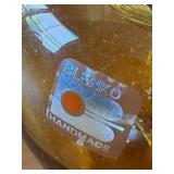 Blenko Handmade Gold Apple Glass Paperweight