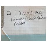 Princess House Heritage Double Old Fashion Clear Glass Pitcher with 9-Inch Height