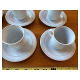 Set of 6 Arabia Finland Arctica Cups and Saucers