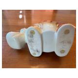 Vintage Ceramic Hippopotamus Planter Pot