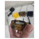 Set of 3 Audiovox FR-214 Two-Way Radios with Chargers and Accessories