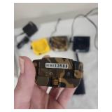 Set of 3 Audiovox FR-214 Two-Way Radios with Chargers and Accessories