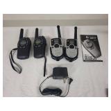 Mixed Set of Cobra and Motorola Two-Way Radios with Charger