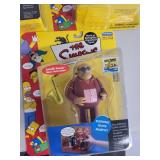 Set of 5 The Simpsons Interactive Figures - Carl, Sideshow Mel, Snake, Captain McCallister, Bleeding Gums Murphy