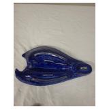 Vintage Ceramic Ashtray with Removable Lighter