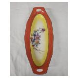 Vintage Zeh Scherzer Bavaria Floral Serving Tray