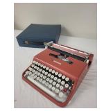 Vintage Sears Courier Portable Typewriter in Carrying Case