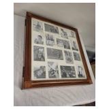 Wooden Multi-Purpose Jewelry and Photo Display Box with Frame