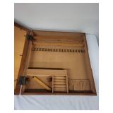Wooden Multi-Purpose Jewelry and Photo Display Box with Frame