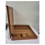 Wooden Multi-Purpose Jewelry and Photo Display Box with Frame