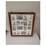 Wooden Multi-Purpose Jewelry and Photo Display Box with Frame