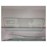 Set of 8 Rectangular Glass Shelves with Brass Brackets