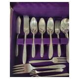 80-Piece Deluxe Stainless Steel Flatware Set in Wooden Case