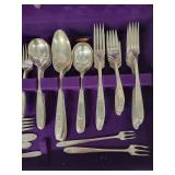 80-Piece Deluxe Stainless Steel Flatware Set in Wooden Case