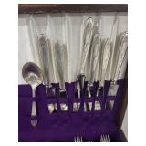 80-Piece Deluxe Stainless Steel Flatware Set in Wooden Case