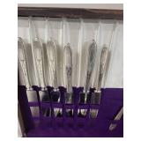 80-Piece Deluxe Stainless Steel Flatware Set in Wooden Case
