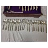 80-Piece Deluxe Stainless Steel Flatware Set in Wooden Case