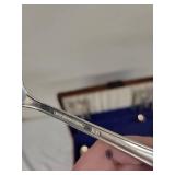 Vintage Silverware Set in Wooden Case - 43 Piece