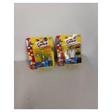 Set of 2 The Simpsons Action Figures - Dr. Hibbert & Professor Frink