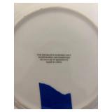 Set of 5 Decorative Porcelain Plates and Tray with Grape Design