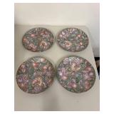 Set of 4 Fruit Design Decorative Plates