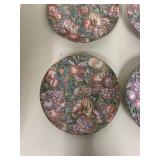 Set of 4 Fruit Design Decorative Plates