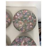 Set of 4 Fruit Design Decorative Plates