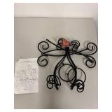 Garden Angel Plate Wick Wire Holder with 2 Pots