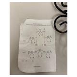 Garden Angel Plate Wick Wire Holder with 2 Pots