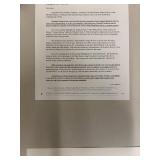 2011 Commemorative Presidential Print with Letters from Barack Obama and the DNC