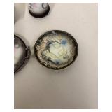 6-Piece Hand-Painted Japanese Moriage Dragonware  Smoking Set with Dragon Motif