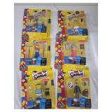 Lot of 6 Simpsons Interactive Action Figures with Voice Activation