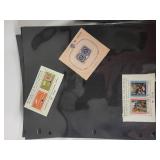 Collection of International Souvenir Stamp Sheets and Blocks