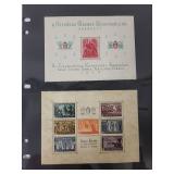 Collection of International Commemorative Stamp Sheets