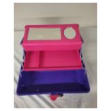 Colorful Portable Cosmetics Organizer with Mirror