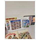 Vintage Stamp Collection with Albums and Sheets