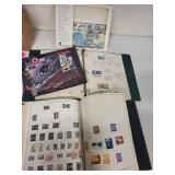 World War II Theme Stamp Collection Albums with 1942 Book