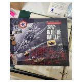 World War II Theme Stamp Collection Albums with 1942 Book