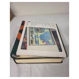 World War II Theme Stamp Collection Albums with 1942 Book