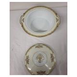 Noritake Japan Porcelain Tureen with Lid and Glass Juicer