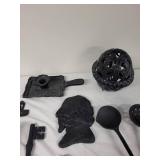 Collection of 11 Decorative Cast Iron Items